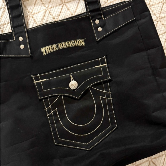 Vintage True Religion Horseshoe Tote- Y2K 🖤 - Picture 3 of 7